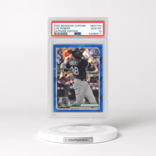 2020 Bowman Chrome Sapphire Edition #BCP150 Luis Robert (PSA 10 GEM MINT)
