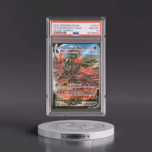 2022 Pokémon Sword & Shield Silver Tempest #TG19 Corviknight Vmax - Full Art (PSA 10 GEM MINT)