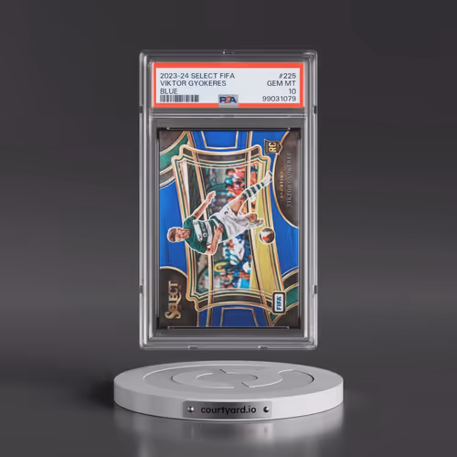 2023-24 Panini Select FIFA #225 Viktor Gyokeres - Blue (PSA 10 GEM MINT)