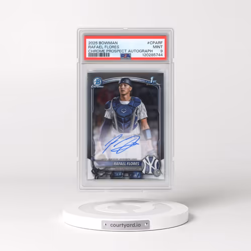 2025 Bowman Chrome Prospect Autographs #CPARF Rafael Flores (PSA 9 MINT)