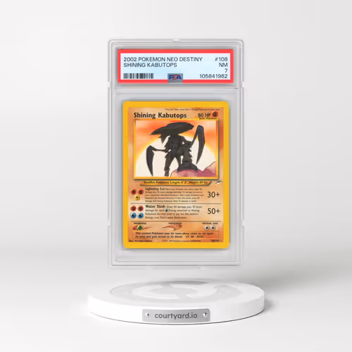 2002 Pokémon Neo Destiny #108 Shining Kabutops - Holo (PSA 7 NM)