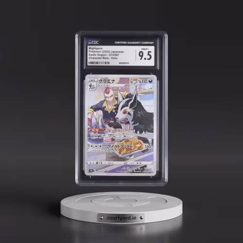 2022 Pokémon Sword & Shield Battle Region #072 Mightyena - Full Art (CGC 9.5 MINT+)