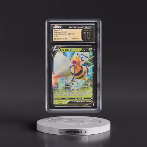 2022 Astral Radiance #001/189 Beedrill V - Holo (CGC 10 PRISTINE)