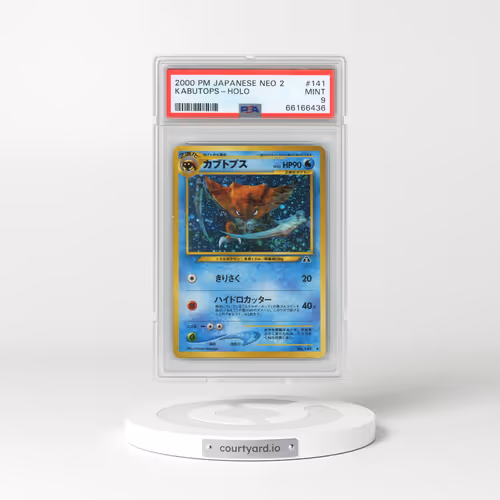 2000 Pokémon Neo 2 #141 Kabutops - Holo (PSA 9 MINT)