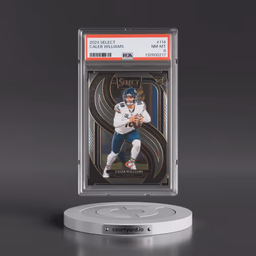 2024 Panini Select #114 Caleb Williams (PSA 8 NM-MT)