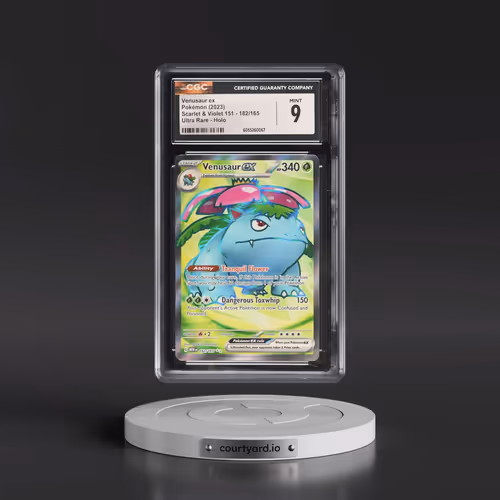 2023 Scarlet & Violet 151 - MEW EN #182/165 Venusaur ex - Ultra Rare Holo (CGC 9 MINT)