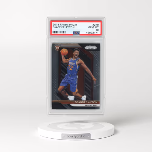 2018 Panini Prizm #279 DeAndre Ayton (PSA 10 GEM MINT)