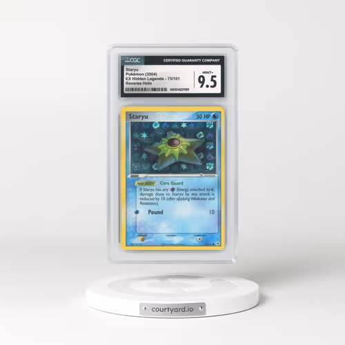 2004 EX Hidden Legends #75 Staryu - Holo (CGC 9.5 MINT+)
