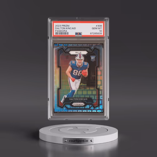 2023 Panini Prizm #308 Dalton Kincaid - Pandora (PSA 10 GEM MINT)
