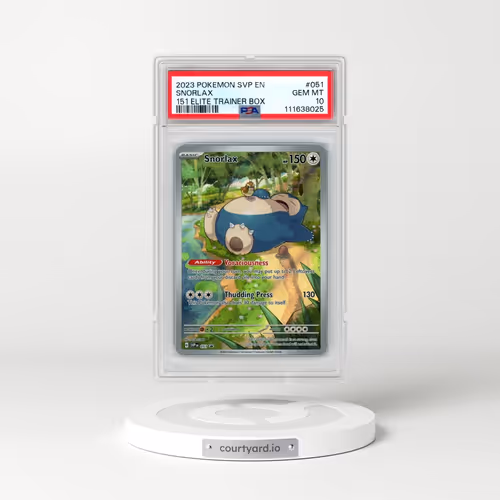 2023 Pokémon Svp EN-SV Black Star Promo #051 Snorlax - 151 Elite Trainer Box (PSA 10 GEM MINT)