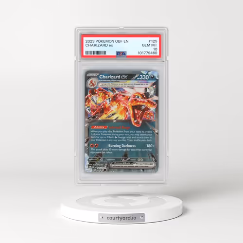 2023 Pokémon Obf EN-Obsidian Flames #125 Charizard EX - Holo (PSA 10 GEM MINT)