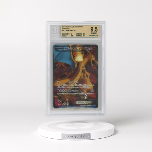 2014 Wild Blaze #081 Charizard EX - 1st Edition Holo Super Rare (BGS 9.5 GEM MINT)