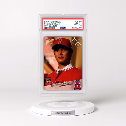 2017 Topps Now Off-Season #OS-80 Shohei Ohtani (PSA 10 GEM MINT)