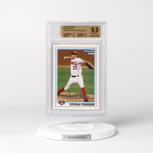 2010 Bowman Prospects #BP1 Stephen Strasburg (BGS 9.5 GEM MINT)