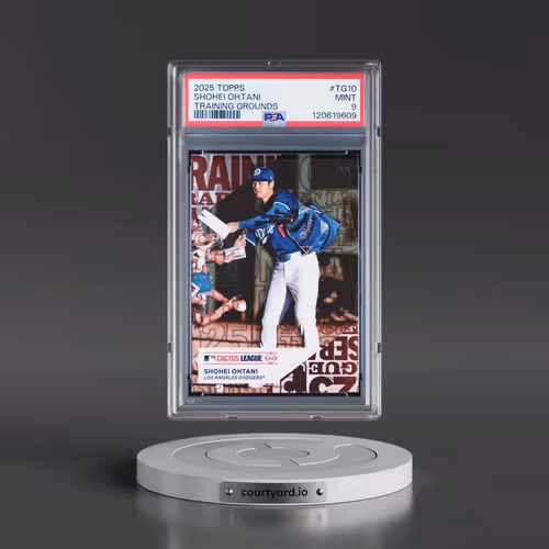 2025 Topps Training Grounds #TG10 Shohei Ohtani (PSA 9 MINT)