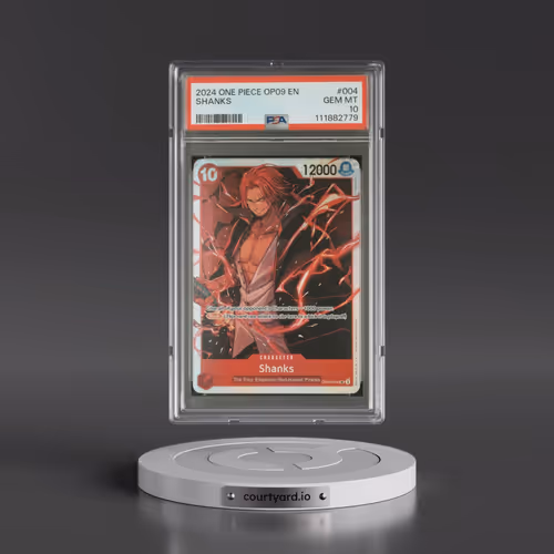2024 One Piece OP09-Emperors in the New World #004 Shanks (PSA 10 GEM MINT)