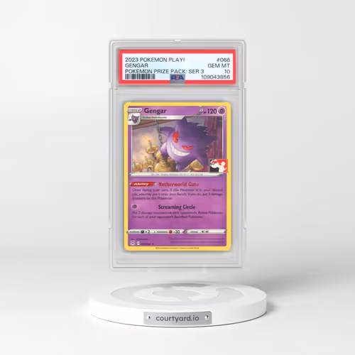 2023 Pokémon Play! Pokemon Prize Pack: Series 3 #066 Gengar (PSA 10 GEM MINT)
