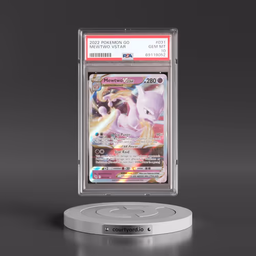 2022 Pokémon Go #031 Mewtwo Vstar (PSA 10 GEM MINT)