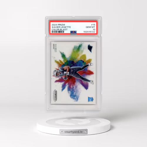 2024 Panini Prizm Color Blast #15 Xavier Legette (PSA 10 GEM MINT)