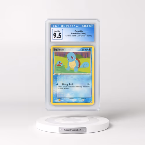 2004 EX Fire Red & Leaf Green #82/112 Squirtle (CGC 10 GEM MINT)