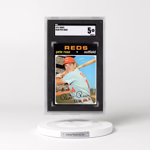 1971 Topps #100 Pete Rose (SGC 5 EX)
