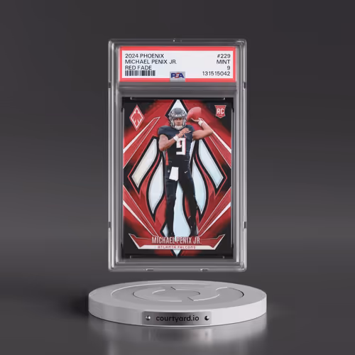 2024 Panini Phoenix #229 Michael Penix Jr. - Red Fade (PSA 9 MINT)