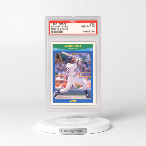 1990 Score Rising Stars #35 Sammy Sosa (PSA 10 GEM MINT)