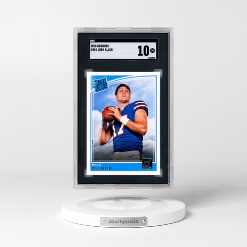 2018 Donruss #304 Josh Allen (SGC 10 GEM MINT)