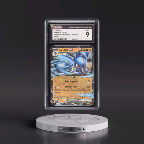 2025 Prismatic Evolutions - PRE EN #051/131 Lucario ex - Holo (CGC 9 MINT)