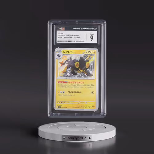 2023 Shiny Treasure ex #242/190 Luxray - Shiny Rare Holo (CGC 9 MINT)