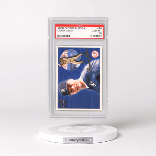 2000 Pacific Aurora #98 Derek Jeter (PSA 10 GEM MINT)