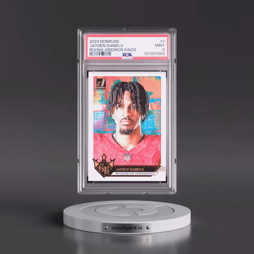 2024 Panini Donruss Rookie Gridiron Kings #1 Jayden Daniels (PSA 9 MINT)