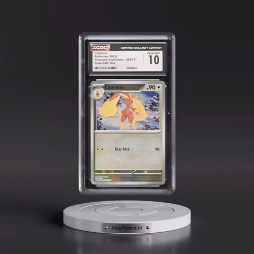 2025 Prismatic Evolutions - PRE EN #084/131 Lopunny - Poké Ball Holo (CGC 10 GEM MINT)