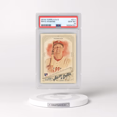 2018 Topps Allen & Ginter #211 Rhys Hoskins (PSA 10 GEM MINT)