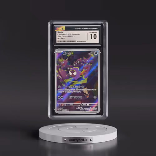 2024 Wild Force #080/071 Gastly - Art Rare Holo (CGC 10 GEM MINT)