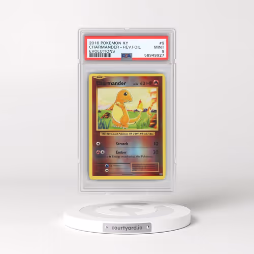 2016 Pokémon XY Evolutions #9 Charmander - Reverse Foil (PSA 9 MINT)