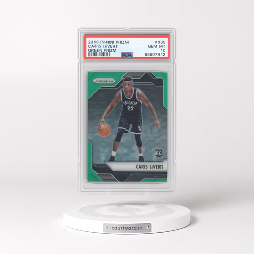 2016 Panini Prizm #165 Caris LeVert - Green Prizm (PSA 10 GEM MINT)