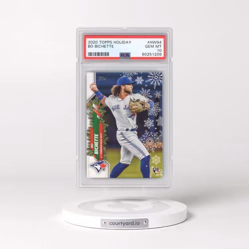 2020 Topps Holiday #HW94 Bo Bichette (PSA 10 GEM MINT)
