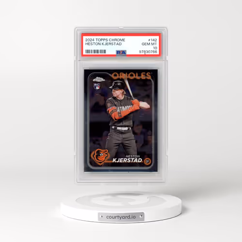 2024 Topps Chrome #142 Heston Kjerstad (PSA 10 GEM MINT)