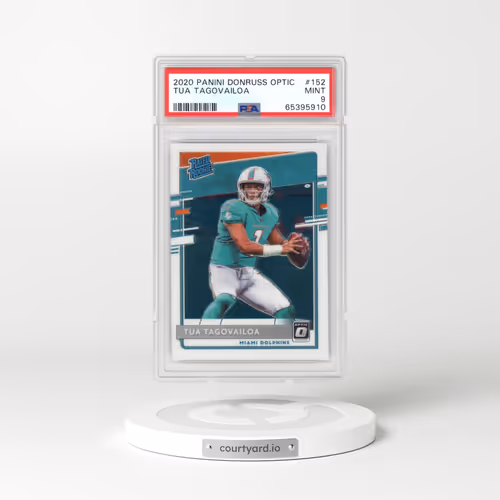 2020 Panini Donruss Optic #152 Tua Tagovailoa (PSA 9 MINT)