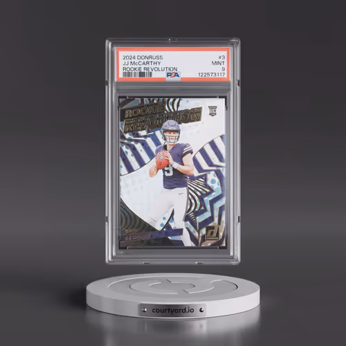 2024 Panini Donruss Rookie Revolution #3 JJ McCarthy (PSA 9 MINT)