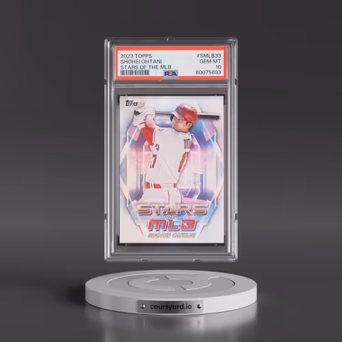 2023 Topps Stars of MLB #SMLB33 Shohei Ohtani - Series 2 (PSA 10 GEM MINT)