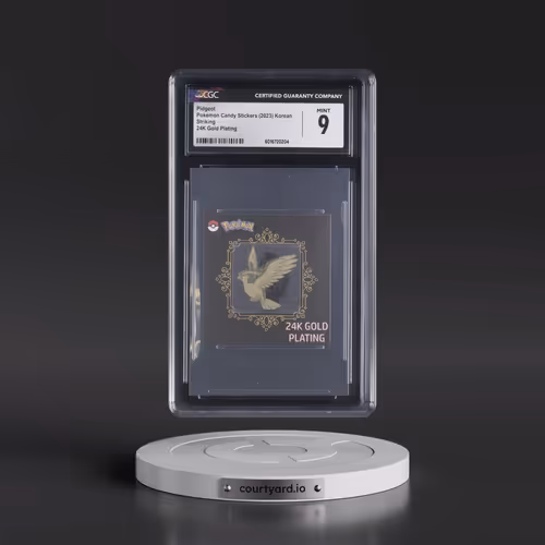 2023 Pokémon Popping Candy Stickers (2023 Striking) Pidgeot - 24K Gold Plating (CGC 9 MINT)