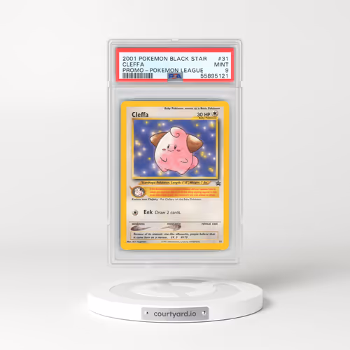 1999 Black Star Promos #31 Cleffa - Pokémon League (PSA 9 MINT)