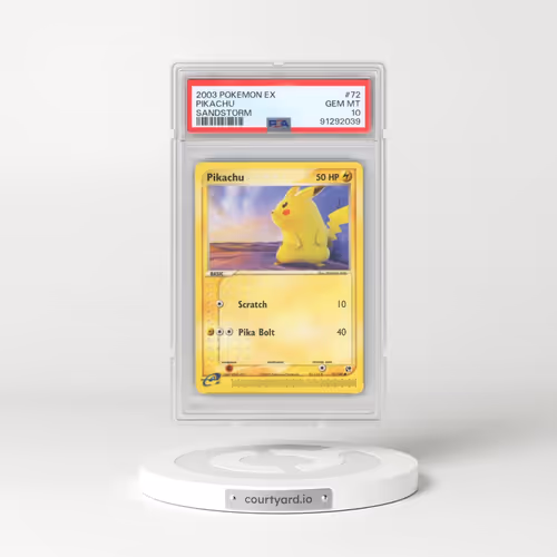 2003 Pokémon EX Sandstorm #72 Pikachu (PSA 10 GEM MINT)