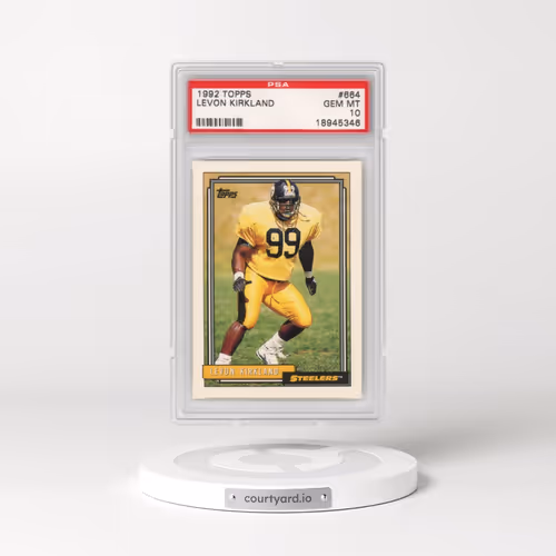 1992 Topps #664 Levon Kirkland (PSA 10 GEM MINT)