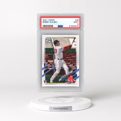 2021 Topps #26 Bobby Dalbec (PSA 9 MINT)