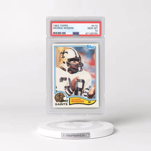 1982 Topps #410 George Rogers (PSA 10 GEM MINT)