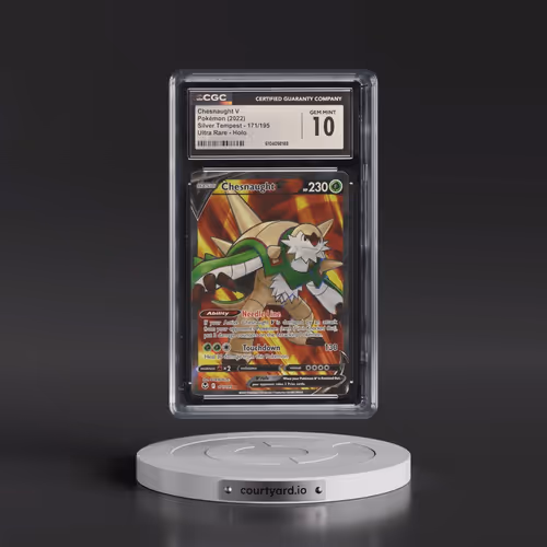 2022 Silver Tempest #171/195 Chesnaught V - Ultra Rare Holo (CGC 10 GEM MINT)