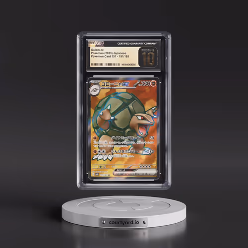 2023 Pokémon Card 151 #191/165 Golem ex - Super Rare Holo (CGC 10 PRISTINE)